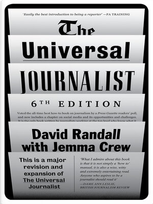 cover image of The Universal Journalist